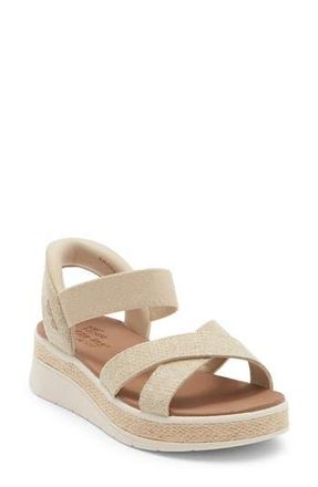 Skechers Slip-ins BOBS Slip-On Sandal in Natural at Nordstrom Rack, Size 5.5