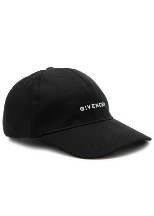 Givenchy Logo-embroidered Cotton-blend cap - Black - One Size