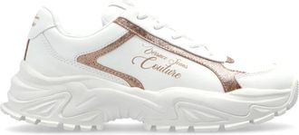 Versace Jeans Couture Platform Sneakers - Dames - Sneakers - Wit - 40 EU - Leer - Schoenen