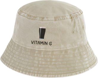 Generic Vitamin G Bucket Hat | Unisex Hats, Festival Hat, Beer Lovers Vintage Stone/L/XL
