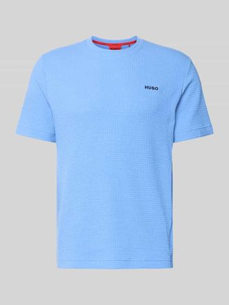 HUGO BOSS Herren T-Shirt aus Baumwoll-Mix Modell AUSTIN in Blau, Gr&ouml;&szlig;e XXL