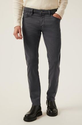 34 Heritage Courage Stretch Twill Straight Leg Pants in Fossil Twill at Nordstrom, Size 32 X 32