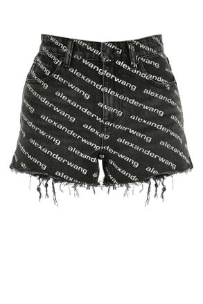Alexander Wang Alexander Wang Printed Denim Shorts