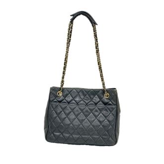 Chanel Black Leather Tote Bag (Pre-Owned)