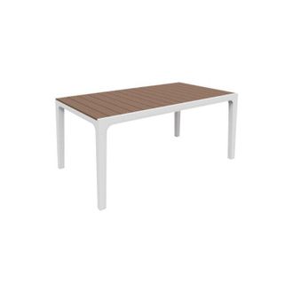 Keter Tavolo resina harmony Keter dim 160X90X74CM bianco/cappuccino