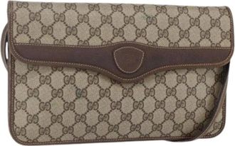 Gucci Pre-owned Cross Body Bags, female, Beige, Size: ONE SIZE Pre-owned Vintage Crossbody Bag