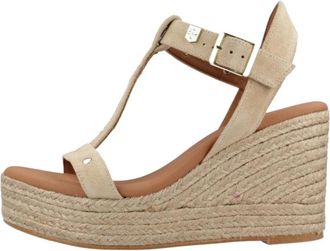 POPA Kleo Wedge - Dames - Sleehakken - Beige - 40 EU - Schoenen