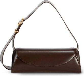 Jil Sander Tassen, Dames, Bruin, ONE Size, Leer, Curve Medium Shoulder Bag