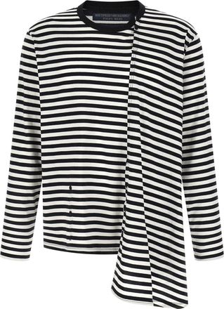 Yohji Yamamoto Bicolor Cotton Mens Cardigan