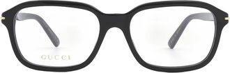 Gucci Demo Square Mens Eyeglasses GG1446O 001 56