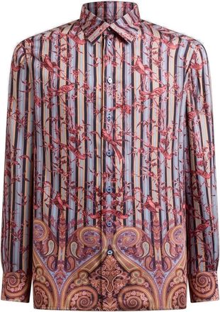 Etro Camicia con stampa - Blu