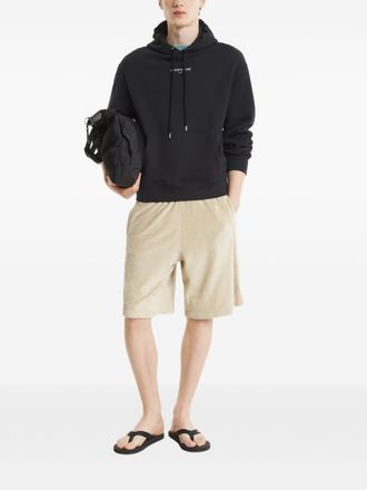 Maison Kitsun&eacute; Logo Cotton Hoodie - Black