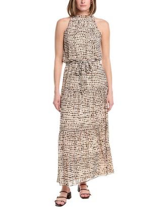 Julia Jordan Printed Sleeveless Midi Dress