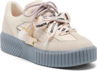 Sorel Ona Ave Platform Sneaker in Chalk/Grey Ash at Nordstrom, Size 10.5