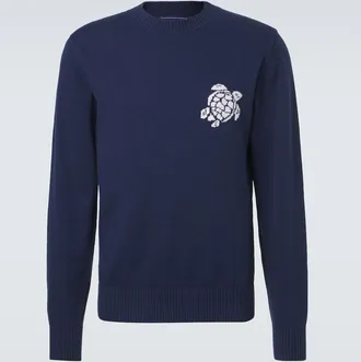 Vilebrequin Jacquard cotton and cashmere sweater