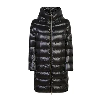 Herno Jassen, Dames, Zwart, L, Zwarte Winterjassen