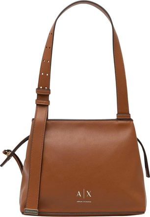 A|X Armani Exchange Dames, Tassen, Bruin, Maat: ONE Size Leer
