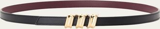 Loewe Reversible Coil Belt in Smooth Calfskin