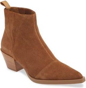 Rag & Bone Dart Pointed Toe Bootie in Brown Leather Suede at Nordstrom Rack, Size 9.5Us / 39.5Eu