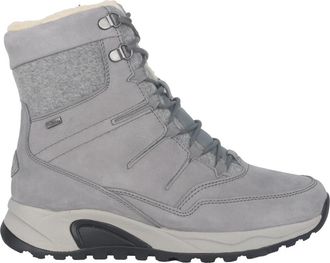 Gabor Waterdichte Rollende Wandelschoen - Grijs - Dames - Veterlaarzen - Grijs - 37 EU - Schoenen