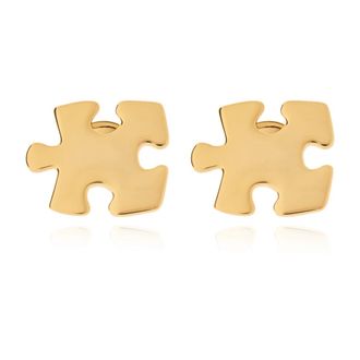 Moschino Oorbellen met clipsluiting van messing - Dames - Oorbellen - Geel - ONE Size - Accessoires