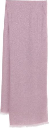 Ferragamo Sciarpa con frange - Viola