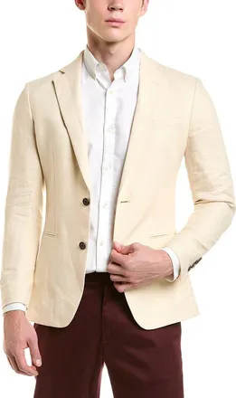Reiss Grey Formal Linen Formal Jacket