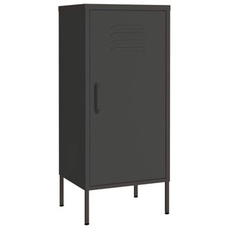 Berkfield Home Storage Cabinet Anthracite 42.5x35x101.5 cm Steel in Dark Grey