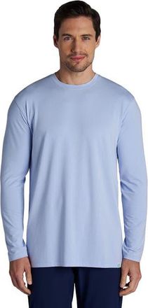 Coolibar Mens Morada Long Sleeve T-Shirt, UPF 50+ Sun Protection in Periwinkle Purple at Nordstrom, Size Xx-Large
