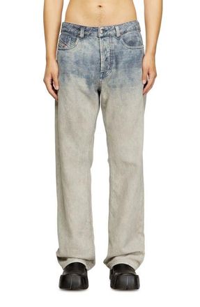 Diesel 19080 D-Eeper Relaxed Straight Leg Jeans in Denim at Nordstrom, Size 34