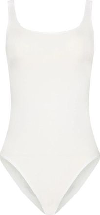 Wolford Jamaika Bodysuit - Dames - Bodies - Wit - M - Katoen - Tops
