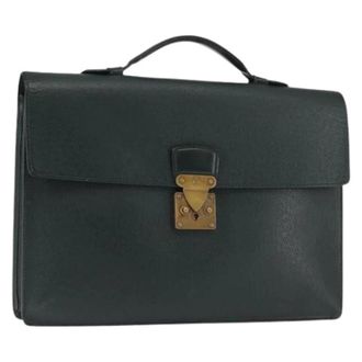 Louis Vuitton Pre-owned Handbag - Dames - Pre-owned - Groen - Maat: ONE Size Leer