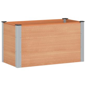 vidaXL Arriate Elevado Marr&oacute;n 100 X 50 X 54 Cm Vidaxl