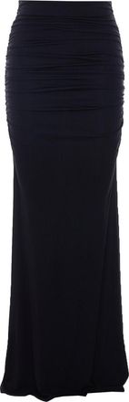 Elisabetta Franchi Black Ruffle Skirt