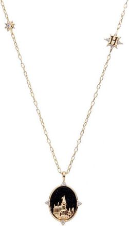 Alex and Ani Harry Potter Hogwarts Pendant Necklace in Gold at Nordstrom