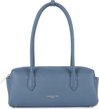 Lancaster Tassen, Dames, Blauw, ONE Size, Leer, Donna Cube Trotteur Zip Bag