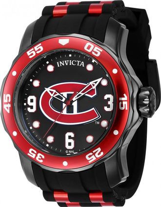 Invicta IN-42662 Mens NHL Watch - Black - One Size
