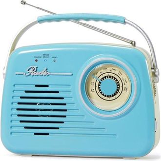 OEM 1965, Radio Port&aacute;til, Alimentaci&oacute;n El&eacute;ctrica O A Pilas, Azul