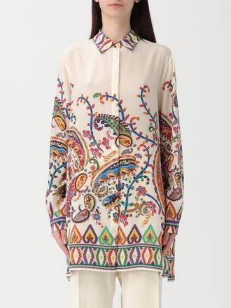 Etro Camicia Etro in seta con stampa Paisley