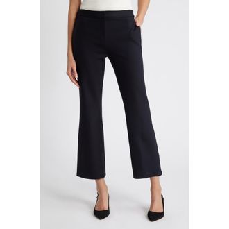 Theory Kick Flare Ankle Pants in Black at Nordstrom, Size 6