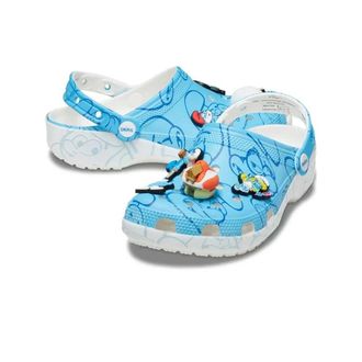 Crocs Classic Smurfs 210820-90H Clogs Mens Blue Round Toe Casual Shoes KFC655