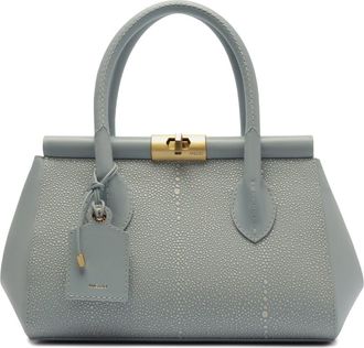 Arezzo Medium Morgan Leather Tote in Glacier Blue at Nordstrom
