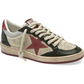 Golden Goose Ball Star Sneaker in Beige/Green/Mint/Pink at Nordstrom, Size 10Us