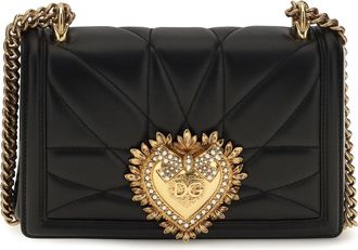 Dolce & Gabbana Devotion Shoulder Bag - Black