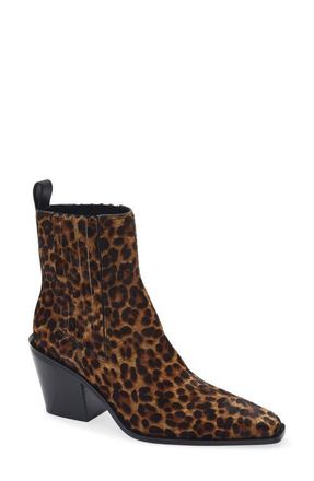 Rag & Bone Newbury Chelsea Boot in Leopard Calf Hair at Nordstrom, Size 37.5