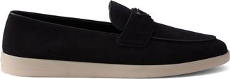 Prada suede loafers - Black
