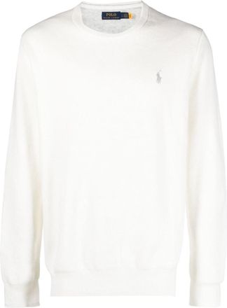 Ralph Lauren White Pullover with logo