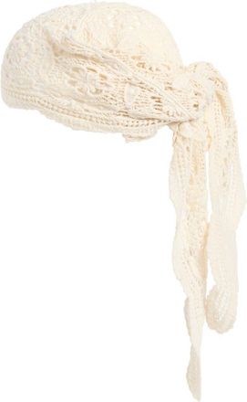 BP. Crochet Head Scarf in Ivory at Nordstrom