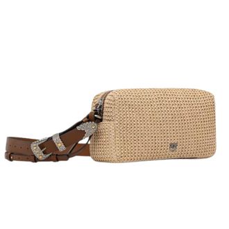 Pinko Pinko, Dames, Tassen, Beige, Maat: ONE Size Leer