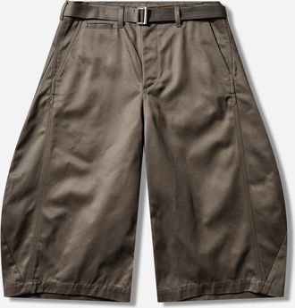 sacai Men s Cotton Chino Pants Grey